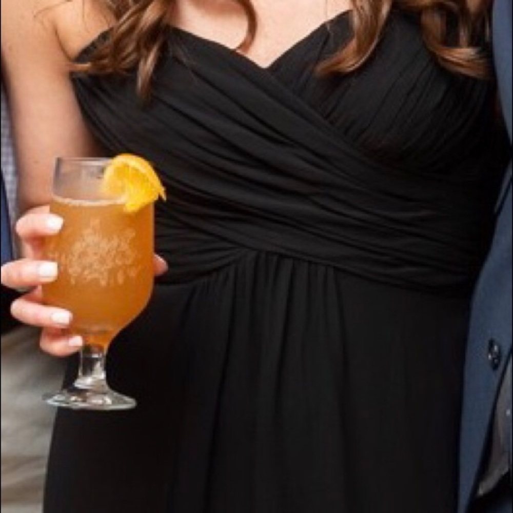 Bill Levkoff Black Floor Length Gown